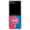 NBA Detroit Pistons Canvas Galaxy Z Flip7 Clear Case
