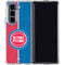 NBA Detroit Pistons Canvas Galaxy Z Fold5 5G Clear Case
