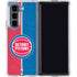 NBA Detroit Pistons Canvas Galaxy Z Fold5 5G Clear Case