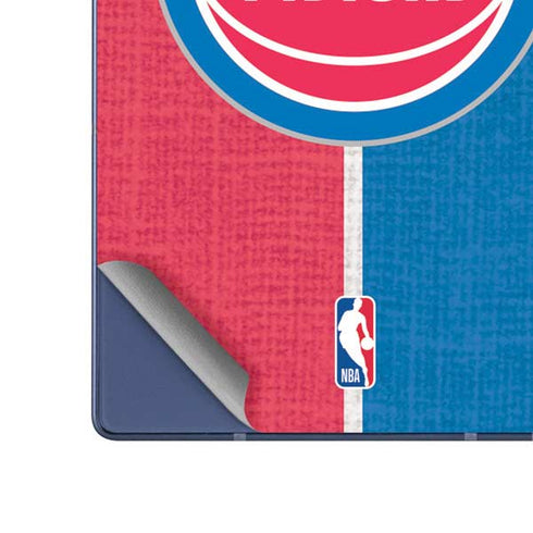 NBA Detroit Pistons Canvas Galaxy Z Fold6 Skin