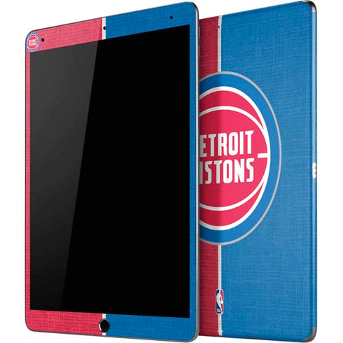 NBA Detroit Pistons Canvas iPad Skins