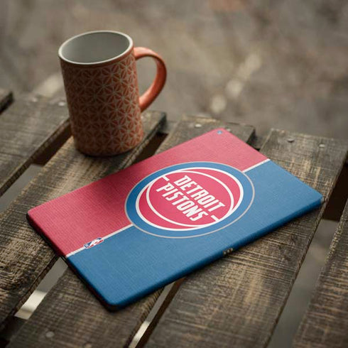 NBA Detroit Pistons Canvas iPad Skins
