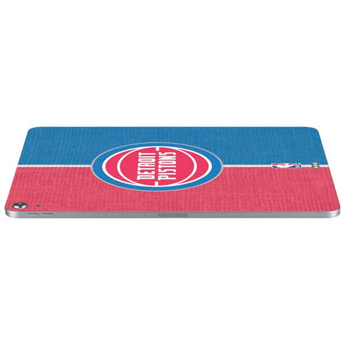 NBA Detroit Pistons Canvas Apple iPad Air Skin