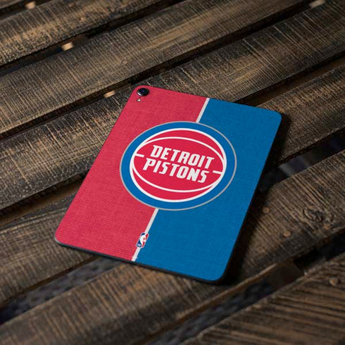 NBA Detroit Pistons Canvas Apple iPad Pro Skin