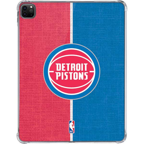 NBA Detroit Pistons Canvas iPad Pro 11in (2024) Clear Case