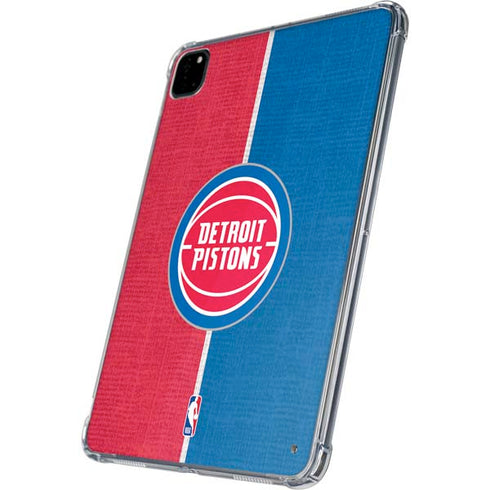 NBA Detroit Pistons Canvas iPad Pro 11in (2024) Clear Case