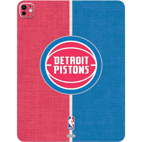 NBA Detroit Pistons Canvas iPad Pro 13in M4 (2024) Skin