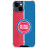 NBA Detroit Pistons Canvas iPhone 15 Clear Case