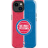 NBA Detroit Pistons Canvas iPhone 15 Impact Case