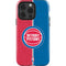 NBA Detroit Pistons Canvas iPhone 15 Pro Impact Case