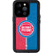 NBA Detroit Pistons Canvas iPhone 15 Pro Waterproof Case