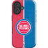 NBA Detroit Pistons Canvas iPhone 16 Impact Case