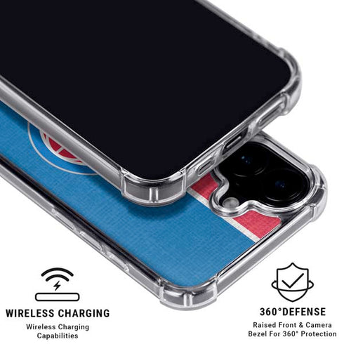 NBA Detroit Pistons Canvas iPhone 16 MagSafe Case