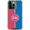 NBA Detroit Pistons Canvas iPhone 16 Pro Clear Case