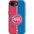 NBA Detroit Pistons Canvas iPhone 16e Impact Case