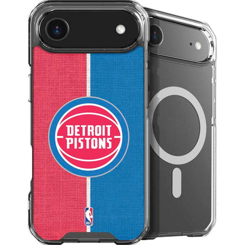 NBA Detroit Pistons Canvas iPhone 17 Air MagSafe Case