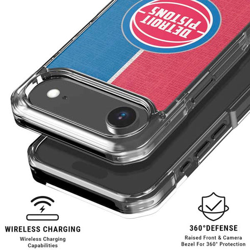 NBA Detroit Pistons Canvas iPhone 17 Air MagSafe Case