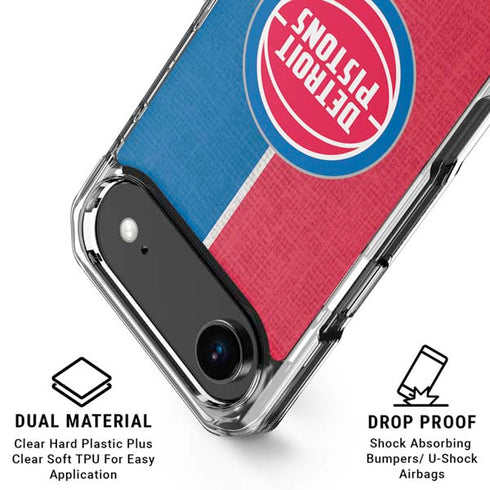 NBA Detroit Pistons Canvas iPhone 17 Air MagSafe Case