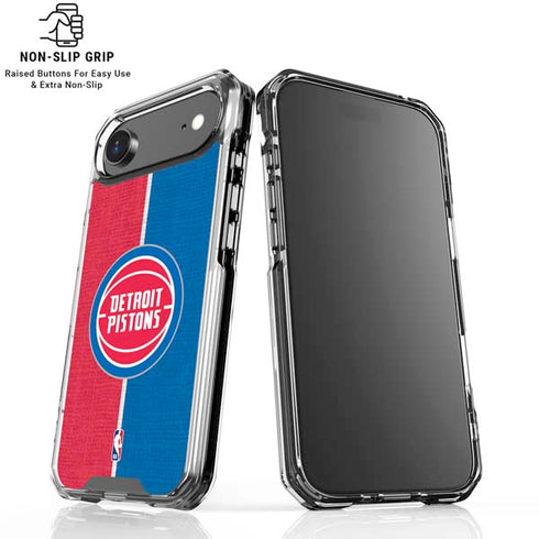NBA Detroit Pistons Canvas iPhone 17 Air MagSafe Case
