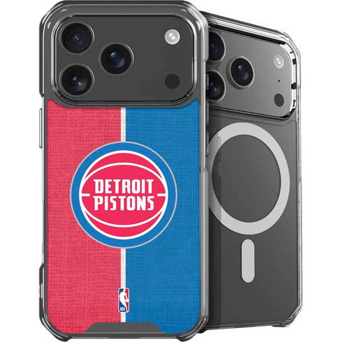 NBA Detroit Pistons Canvas iPhone 18 Pro Max MagSafe Case
