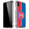 NBA Detroit Pistons Canvas iPhone X/XS Clear Case