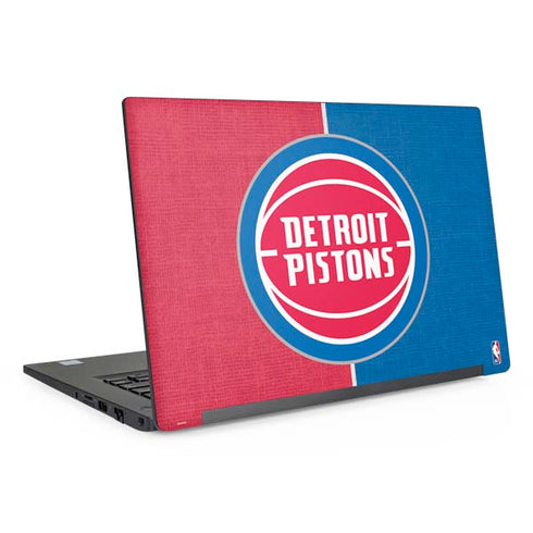 NBA Detroit Pistons Canvas Dell Latitude Skin