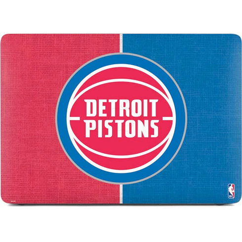 NBA Detroit Pistons Canvas Apple MacBook Air Skin