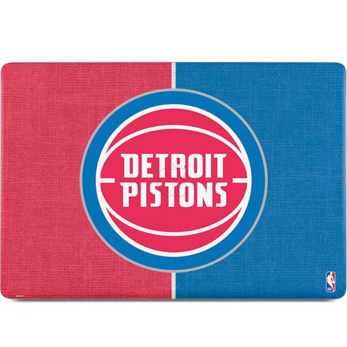 NBA Detroit Pistons Canvas MacBook Skins