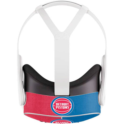 NBA Detroit Pistons Canvas Meta Quest 3S Skin