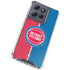 NBA Detroit Pistons Canvas Moto G 5G (2025) Clear Case