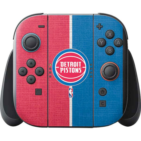 NBA Detroit Pistons Canvas Nintendo Switch 2 (2025) with Joy-Con Skin