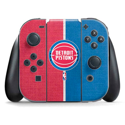 NBA Detroit Pistons Canvas Nintendo Skins