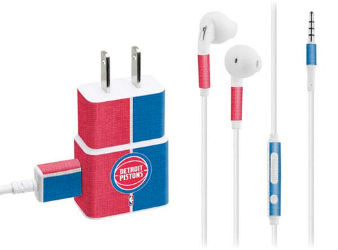 NBA Detroit Pistons Canvas Phone Charger Skin