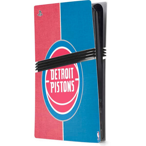NBA Detroit Pistons Canvas PlayStation PS5 Skins