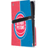 NBA Detroit Pistons Canvas PS5 Pro Disk Console Skin
