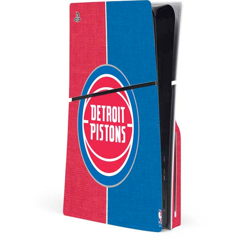 NBA Detroit Pistons Canvas PlayStation PS5 Skins