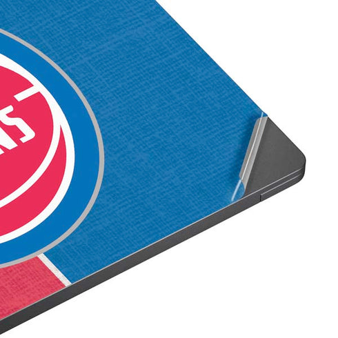 NBA Detroit Pistons Canvas Surface Laptop 7 15in Skin