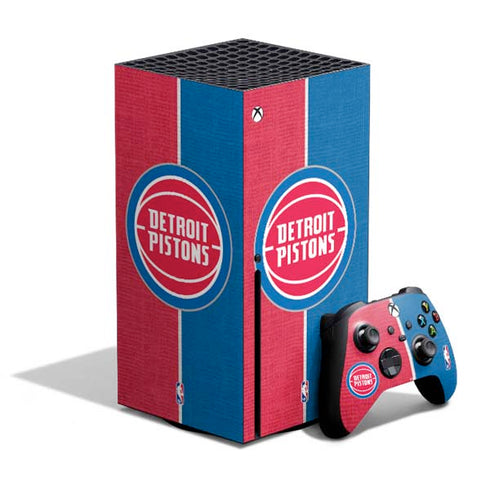 NBA Detroit Pistons Canvas Xbox Series X Skins