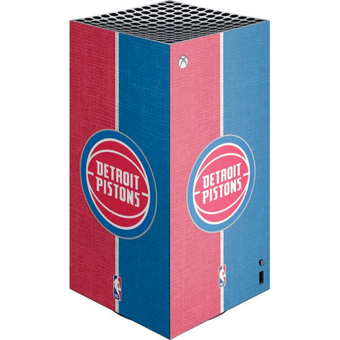 NBA Detroit Pistons Canvas Xbox Series X Skins