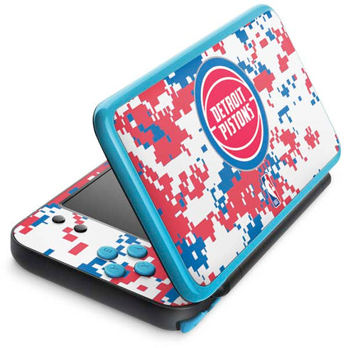 NBA Detroit Pistons Digi Camo Nintendo Skins