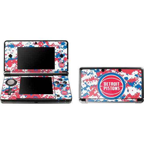 NBA Detroit Pistons Digi Camo Nintendo Skins