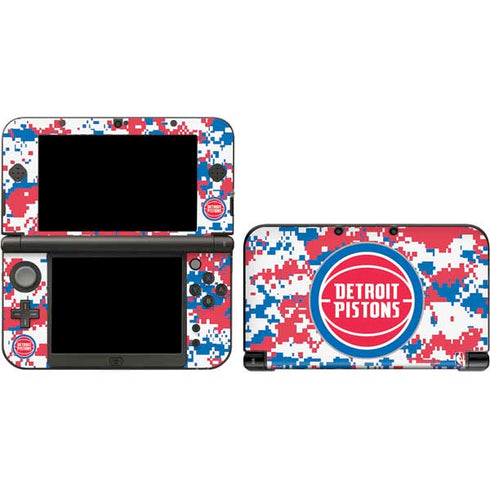 NBA Detroit Pistons Digi Camo Nintendo Skins