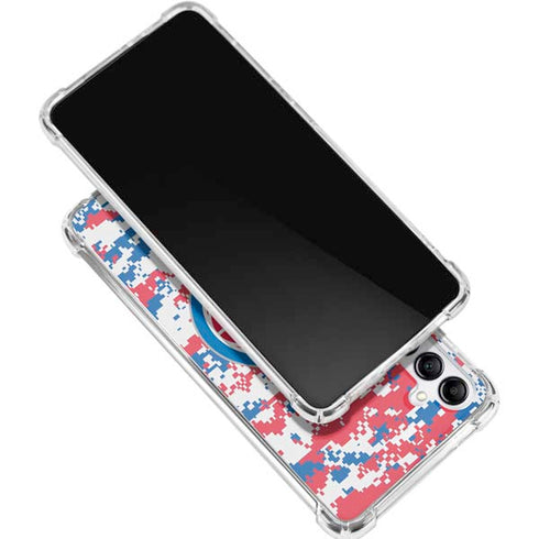 NBA Detroit Pistons Digi Camo Galaxy A16 5G Clear Case