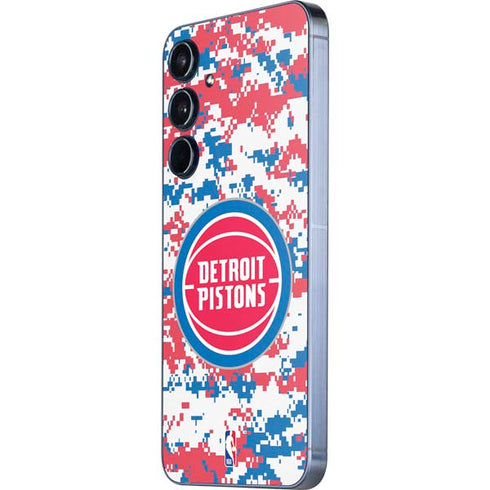 NBA Detroit Pistons Digi Camo Galaxy A35 5G Skin
