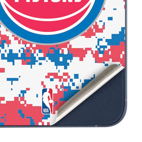 NBA Detroit Pistons Digi Camo Galaxy A35 5G Skin