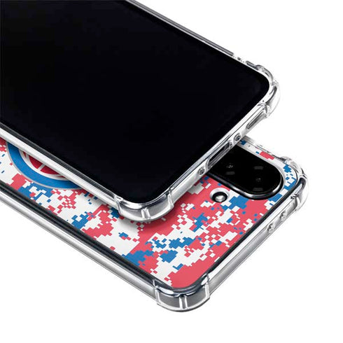 NBA Detroit Pistons Digi Camo Galaxy A36 5G Clear Case