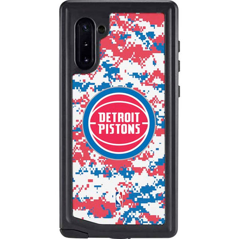 NBA Detroit Pistons Digi Camo Galaxy Cases