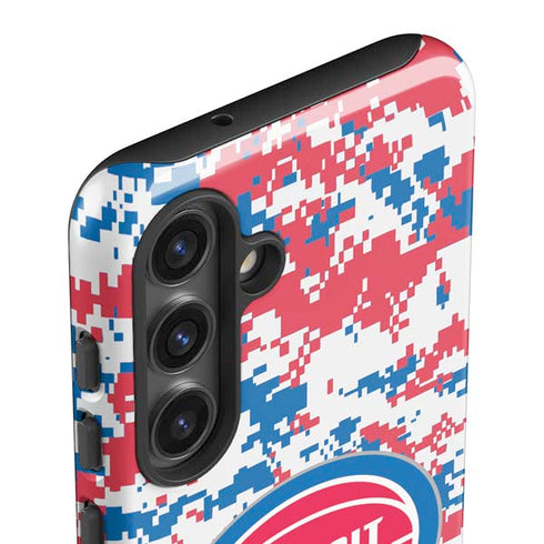 NBA Detroit Pistons Digi Camo Galaxy S25 Impact Case