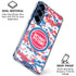 NBA Detroit Pistons Digi Camo Galaxy S25 Clear Case