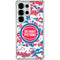 NBA Detroit Pistons Digi Camo Galaxy S25 Ultra Clear Case